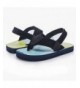 Sandals Boys Flip Flops Sandals with Back Strap for Toddler/Little Kid/Big Kid - Aqua Green - CS18NI33L2G $25.08
