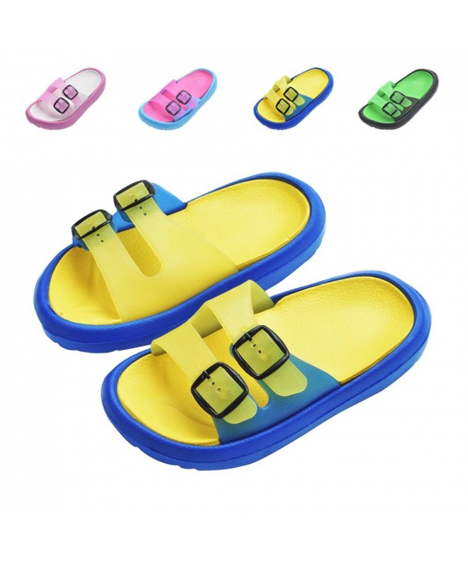 Sandals Toddler Sandals Non Slip Lightweight Slippers - Yellow - CN18D6RR5WS $24.09