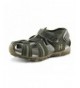 Sandals Kids Closed-Toe Outdoor Strap Adventure Sporty Sandals - Khaki - CK18GOL20X6 $31.38