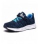 Running Boy's Outdoor Sneakers Lightweight Flyknit Athletic Running Shoes Sports - Blue Tya55 - CI18HC2TSXN $46.08