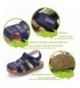 Sandals Closed Toe Leather Fisherman Sandals for Toddler Little Kids Baby Boys Girls - Blue - C518CLUI0YR $31.42