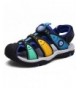 Sandals Boy's Girl's Summer Outdoor Breathable Athletic Bump Toe Strap Sport Sandals (Toddler/Little Kid/Big Kid) - Black - C...