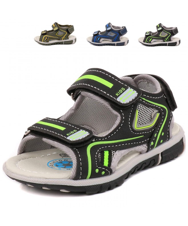 Sandals Toddler Boys Water Sandals Outdoor Sport Beach Shoes - Black - CQ18DWYM0AT $26.56