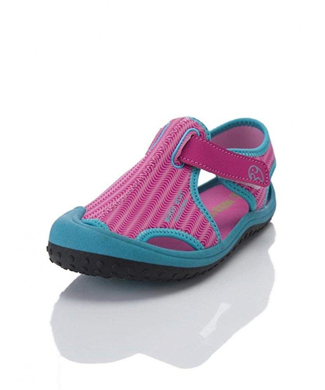 Sandals Kids Boy Girl Soft Light Weight Closed Toe Sport Sandals Beach Shoes (Toddler/Little/Big Kid) - Rosered - CS18E6Z7Q5T...
