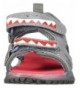Sandals Kids Boy's Dilan Lighted Sandal with Double Adjustable Straps - Grey - CV18EL7S2CI $55.48