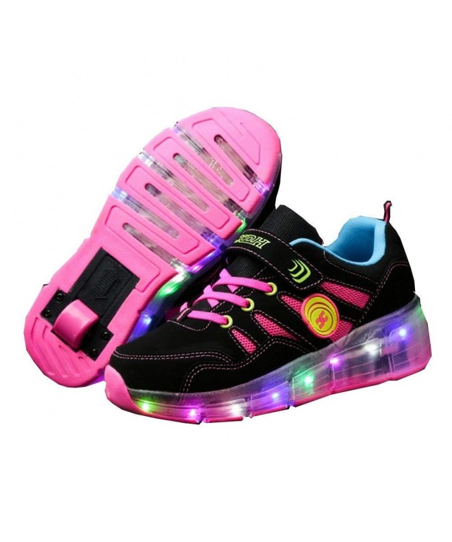 Skateboarding Sneakers Comfortable Thanksgiving Christmas - A-pink - C117Z6T09LY $68.17