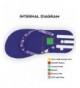 Sandals Kids LED Lighted Flip-Flop Sandals with Double USB Recharging Cable - Blue - CR18L49KIOZ $34.51