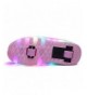 Skateboarding Wheelies Lightweight Fashion Sneakers - Pink/Double Wheel - CG12NTRMK3W $73.93