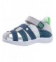 Sandals Boys Blue Sandals 122120-22 Genuine Leather Orthopedic Sandals with Arch Support - CF18NOZ027M $83.28
