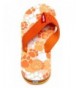 Sandals Flip Flops Slippers - Tiger Cat Print Sandals for Girls and Boys - Fun for Kids (4 - 8). - Orange - CI12HYZ86B5 $33.28