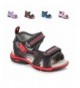 Sandals Kids Children Waterproof Hiking Sport Open Toe Athletic Sandals (Toddler/Little Kid/Big Kid) - Black/Red - CB17YUE3KI...