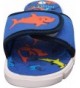 Sandals Boy's Girl's Unisex Slide Strap Shower Beach Pool Sandal - Runs 1 Size Small - Royal - CE18GZSS4QL $21.12