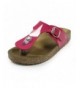 Sandals VERKIN Junior' Kids Fashion Flip Flops Comfort Slip-On Slide Sandal Shoes for Boys & Girls - [Verkin Jr] Pink - CR12G...