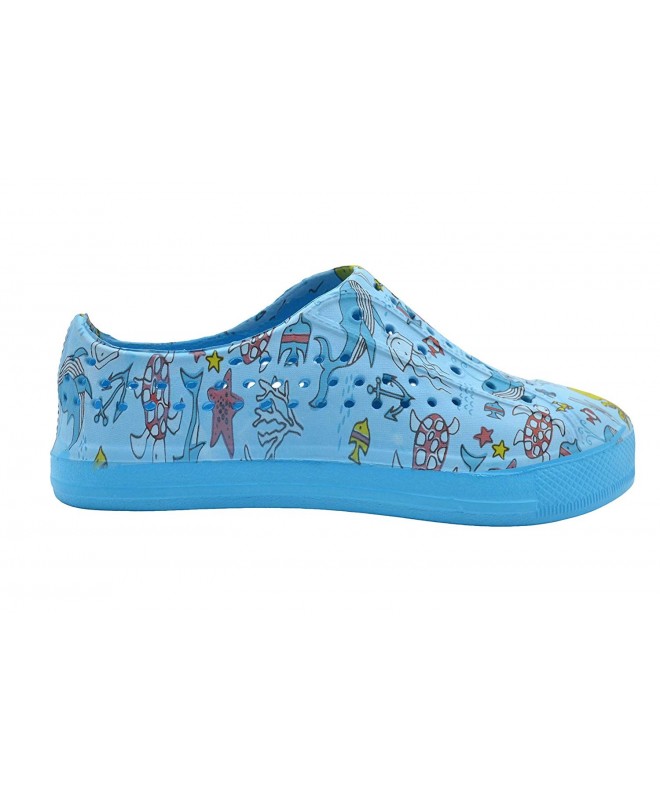Sandals Toddler Boys Sandal Kids Blown Eva Slip On Sneaker Shoe - Blue Sea Life - CK18OQ8A4EH $27.46