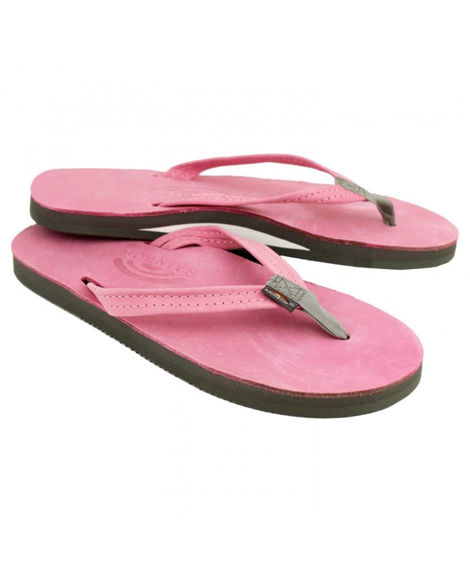 Sandals Kid's Crystal Leather Sandals - Pink/Grey - C311J64YYZZ $65.68