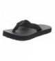 Sandals Boy's Black NUI Flip Flops | Non-Rubbing Straps and Cushiony Insole - Black - C9110VSUBN9 $40.88