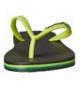 Sandals Brazil Kids Flip Flop (Toddler/Little Kid/Big Kid) - Black/Green - CV11ORT0HUF $31.82