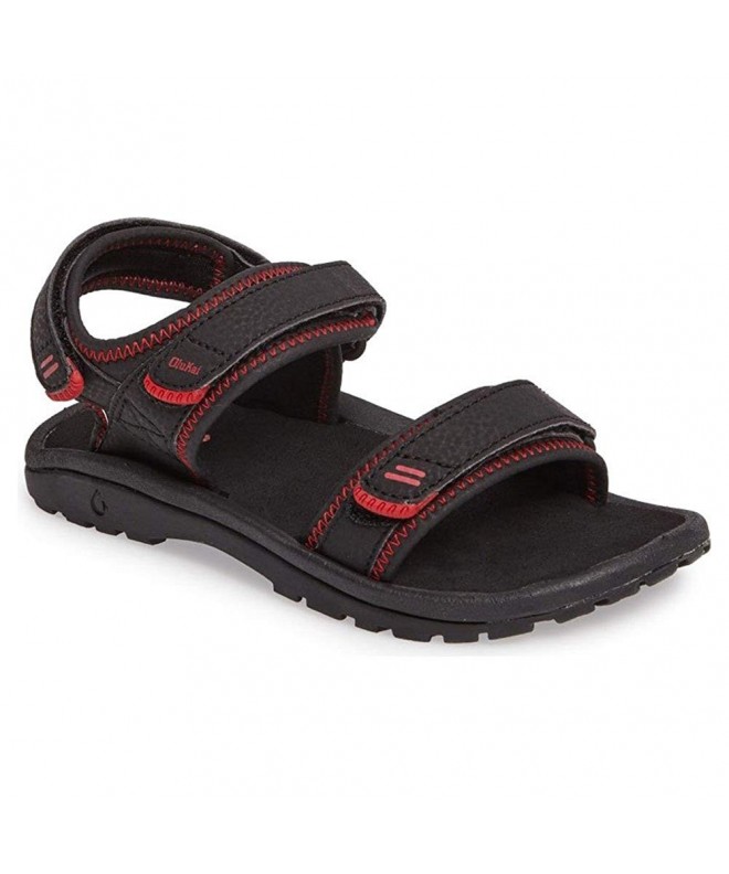 Sandals Boys Pahu Sandal - Black - CC12IFCGYQP $69.82
