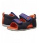 Sandals Every Step Stage 3 Boy's Walking Shoe Wilson - Navy/Blue/Orange - CX12N6L2IMW $35.81