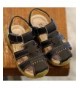 Sandals Boys' Closed-toe Strap Sandals Stylish Summer Beach Shoes Hollow Leisure Fisherman Sandals black 1M - CN1858S6DT3 $32.90