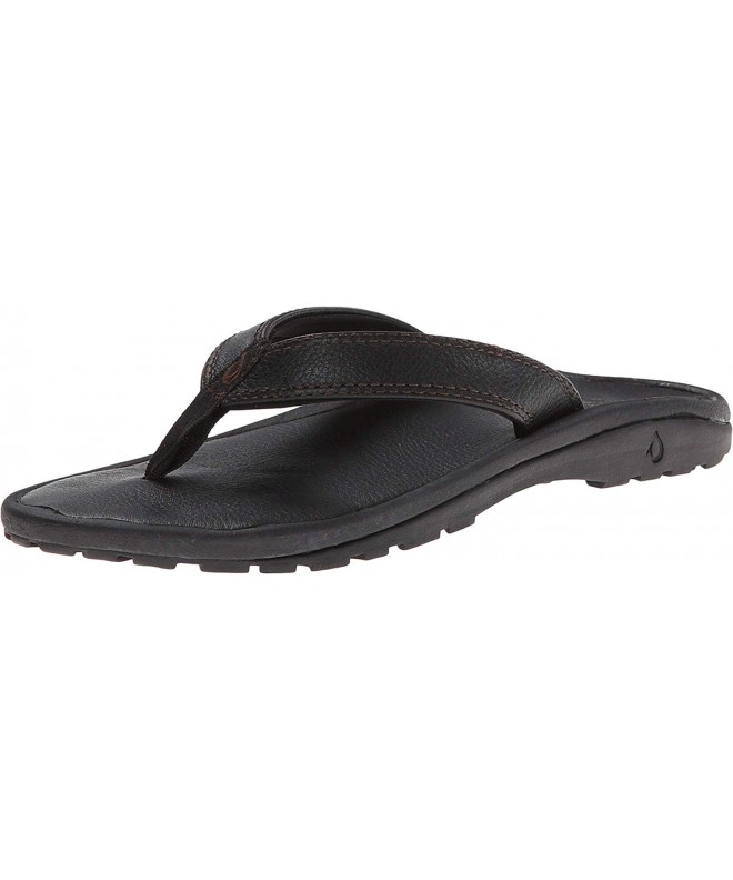 Sandals Ohana Leather 2 (Toddler/Little Big Kid) - Black / Black - C11160FODV3 $65.15