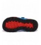 Sandals Kids Sport Sandals Outdoor Athletic Breathable Open-Toe Strap Sandals - Blue/Red - C0180CYAZEG $19.02