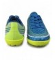 Soccer Kids Athletic Outdoor/Indoor Comfortable Soccer Shoes(Toddler/Little Kid/Big Kid) - 008-blue - CN18I39K2D4 $44.79