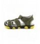 Sandals Casual Boys' Sandals Closed-Toe Leather Outdoor Sport Sandals (2M US Little Kid - Yellow) - C018EIEEO39 $21.32