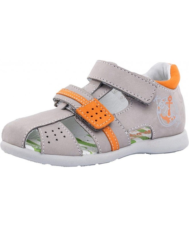 Sandals Boys Sandals 322036-23 Genuine Leather Orthopedic Shoes with Arch Support Blue - CZ18DZ2NM5D $89.00