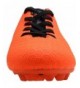 Soccer Kid's FG Soccer Shoes Arch-Support Athletic Outdoor Soccer Cleats (Little Kid/Big Kid) - Orange - CE18LR745R0 $37.66