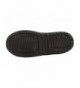 Slippers Boys Fleece Closed Back Slipper Rugged Outsole - Black/Red - C0185O0DKR3 $27.26