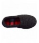 Slippers Boys/Little Kids House Winter Warm Comfy Plush Slip-on Slippers with Rubber Sole - Grey - CY18LTR87HR $34.41