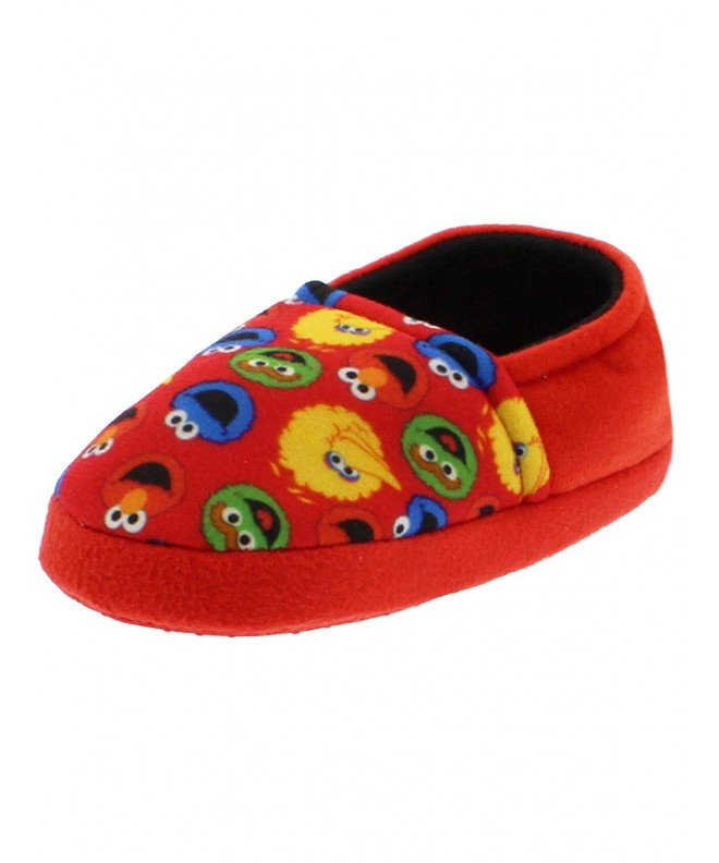 Slippers Elmo Cookie Monster Boys Girls Aline Slippers (Toddler/Little Kid) - Red - CH17YK8UD09 $30.19