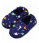 Slippers Kids' Winter Soft Faux Fur Ling Dinosaur Slippers with Anti-Slip Sole Shoes (FBA) - Dinosaur - C718KK50TMD $32.78
