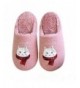Slippers Toddler Slippers Fluffy Little Slipper - Pink Cat - C918IC6K6ZS $26.04