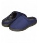 Slippers Kids Boys Micro Suede Plaid Clogs Slippers (See Colors Sizes) - Navy - CE18CSYHUHS $27.01