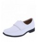 Slippers Boys' Grant Strap Dress Shoe - White - CA17YT28CKG $26.62