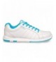 Bowling Satin Bowling Shoes - White/Aqua - Size 9 - CH12DMNDNGV $58.89