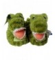 Slippers Build A Bear Boys Slippers - Triceratops - Smiley Monkey - Toothy Shark & Brachiosaurus - Green - CZ18K4TSC0S $40.90