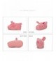 Slippers Toddler Kids Boys Girls Home Slipper Slip-On Soft Sole Cotton Lining Cartoon Warm Winter House Shoes - Pink - CD1882...