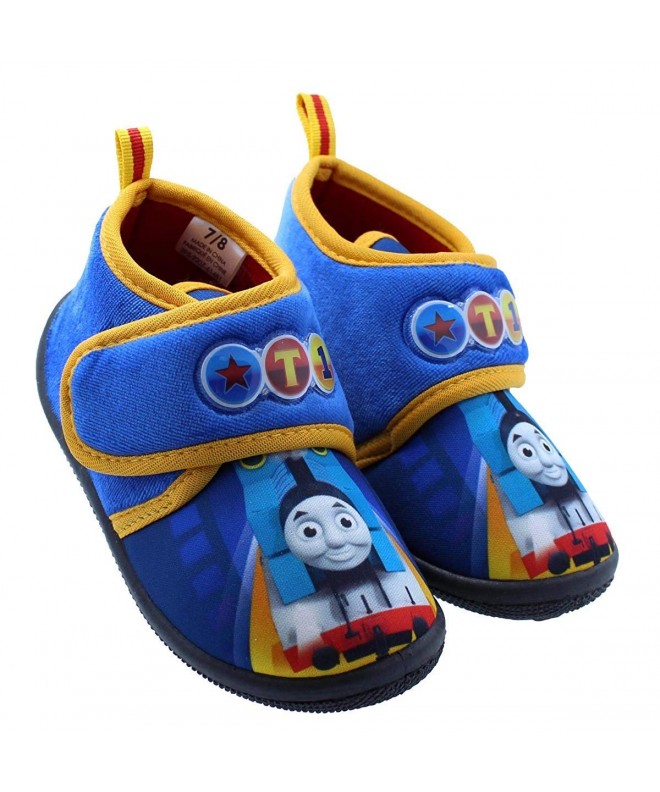 Slippers Thomas The Train Blue and Yellow Toddler Daycare Slippers - CW18HGTIUE4 $34.98