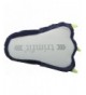 Slippers Boys NVY Plush Fuzzy Paw Slippers Moccasin (Toddler/Little Kid) - Navy/Lime - C812H33IJKB $43.25
