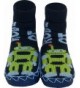 Slippers Retro Robot Kids Swedish Moccasins House Slippers Shoes Navy Blue - CQ1220ALLUL $54.21