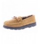 Slippers Toddler Slippers for Kids Moccasins-Little Boys Slippers-Kid Indoor House Shoes - Khaki - CY186QWO3HR $23.75