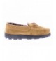 Slippers Toddler Slippers for Kids Moccasins-Little Boys Slippers-Kid Indoor House Shoes - Khaki - CY186QWO3HR $23.75
