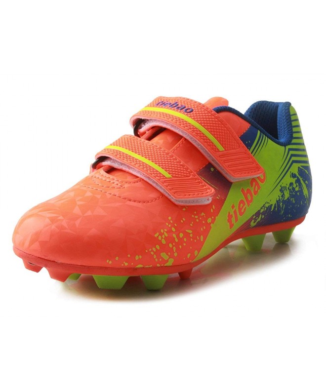 Soccer Performance Soccer Cleats Football NO 76660A - Neon Orange/Green/Blue - CK185Q3XD9R $59.96