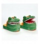 Slippers Animated Dinosaur T-Rex Plush Slippers - Ultra Soft and Fuzzy - Mouth Opens and Closes as You Walk Green - CI1852R37...