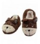 Slippers Girl's Soft Comfort Cat Fish Pattern Memory Insole Anti-Slip Indoor Outdoor Slippers - Bear - CL18LTR99R7 $25.45