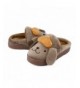 Slippers Toddler Girls Bunny Slippers Winter Warm Shoes Cat/Doggy House Soft Slippers - Coffee Doggy - C518I3CODTS $26.38