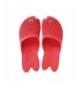 Slippers Men's/Women's Goldfish Soft EVA Slippers - Unisex Adult Footwear - Indoor/Outdoor Summer Sandals Black - Red - C612E...